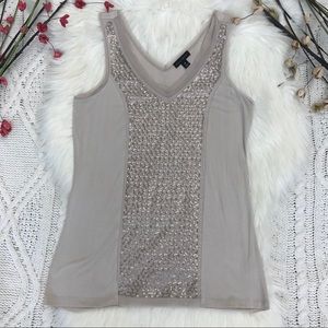 Sequin tank top